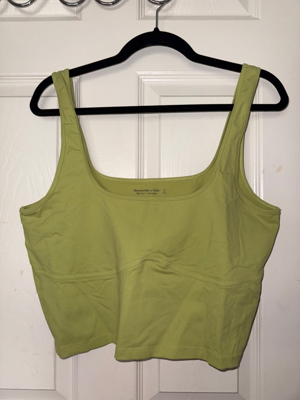 Abercrombie & Fitch Lime Green Cropped Tank Top